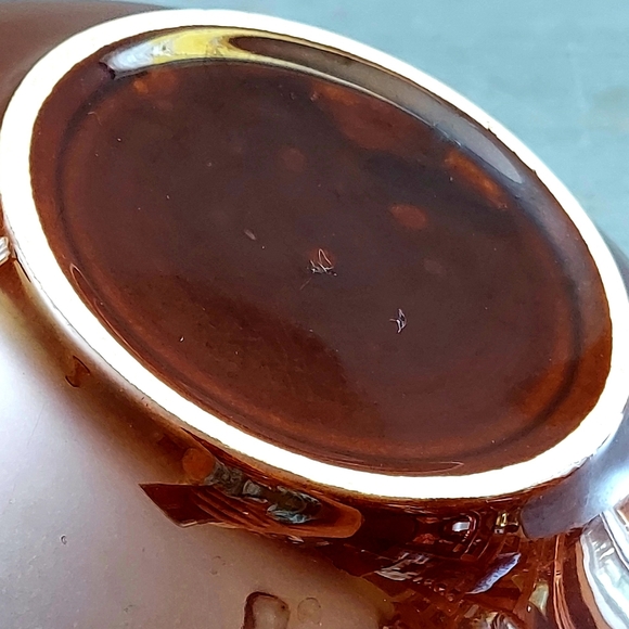 Vintage Brown Drip Bowl - Picture 4 of 9